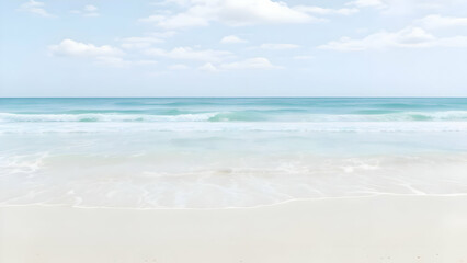 Obraz premium Ocean Breeze – A mix of pale turquoise and sky blue, evoking the fresh sea air