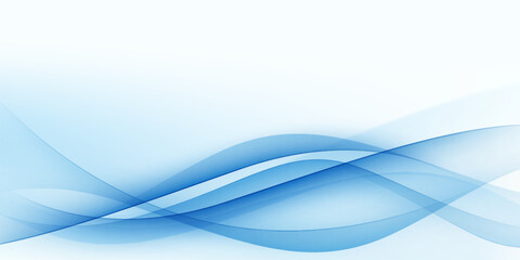 Modern blue wave background design, vector illustration