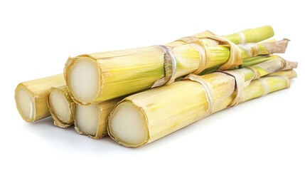 Fototapeta premium Sugar cane isolated on white background