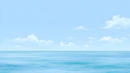 Obraz premium Ocean Breeze – A mix of pale turquoise and sky blue, evoking the fresh sea air.