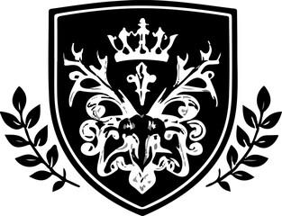 coat of arms with wings