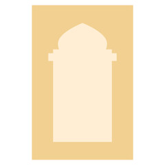 Gold Square Mosque Window