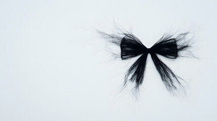 A Beautifully Tied Bow in Elegant Satin Ribbon
