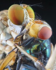 close up of a fly