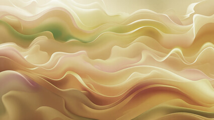 Fototapeta premium Abstract waves in warm colors.