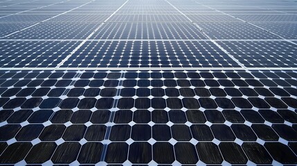 Solar battery panel surface