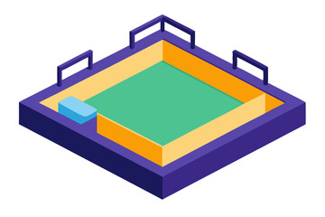 building blocks isolated on white