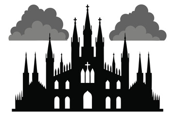 Fototapeta premium vector illustration of the city of venice