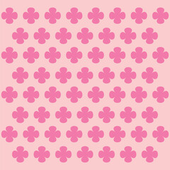 seamless pattern with pink flower 