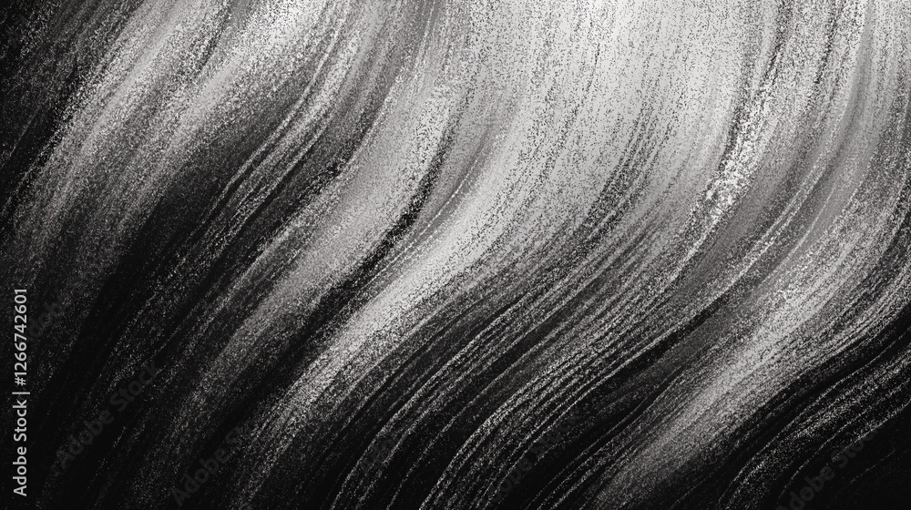 Aufkleber A High-Resolution Monochrome Texture with Dust Particles and Light Rays, Creating a Dramatic and Atmospheric Effect. This Highly Detailed Black and White Backdrop is Perfect for Adding Depth and Textu