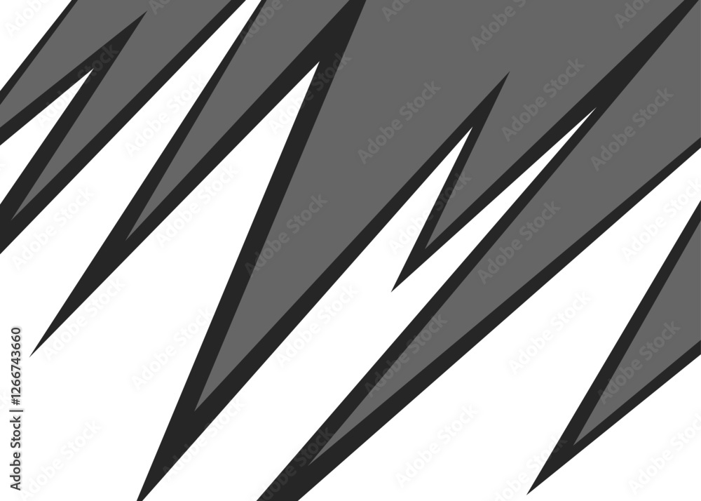 Poster abstract background with zigzag line pattern and with some copy space area