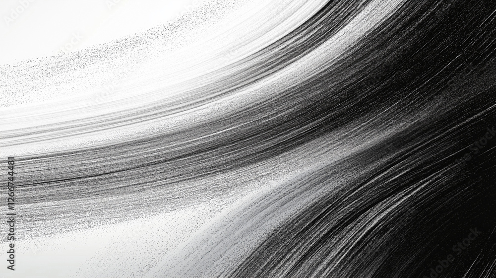 Poster A High-Resolution Monochrome Texture with Dust Particles and Light Rays, Creating a Dramatic and Atmospheric Effect. This Highly Detailed Black and White Backdrop is Perfect for Adding Depth and Textu