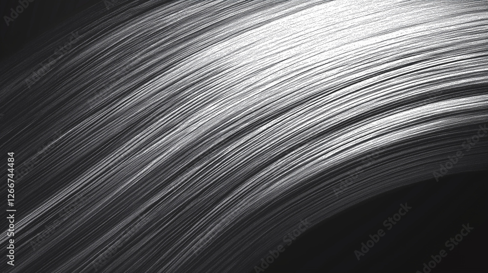 Aufkleber A High-Resolution Monochrome Texture with Dust Particles and Light Rays, Creating a Dramatic and Atmospheric Effect. This Highly Detailed Black and White Backdrop is Perfect for Adding Depth and Textu