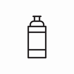 Sport water bottle container icon vector sign