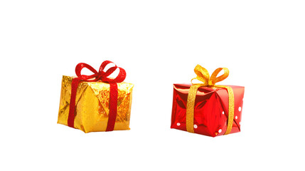 red gift boxes