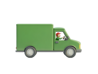 green toy truck
