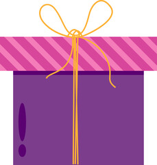 Birthday Gift Box Illustration