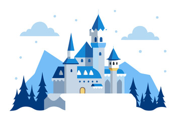 Obraz premium fairy tale castle