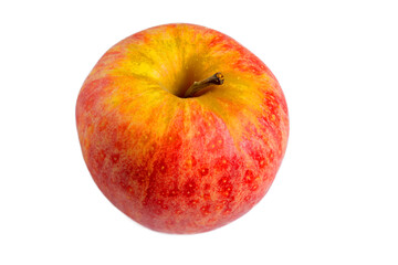 Isoltaed organic apple on a white background