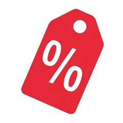Stylish Percentage Symbol Icons for Discounts and Promotions