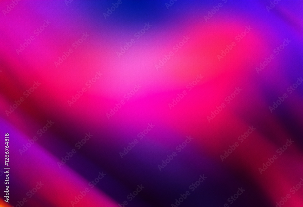 Poster vibrant grainy background with a smooth texture and a colorful gradient of pink, purple, and blue. a
