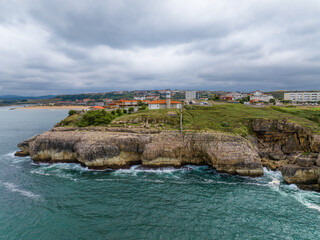 Faro de Punta del Torco de Afuera en Suances, Cantabria