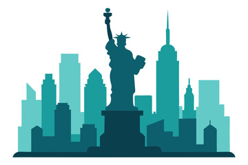 Obraz premium new york city skyline