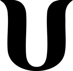 Letter U Outline Logo