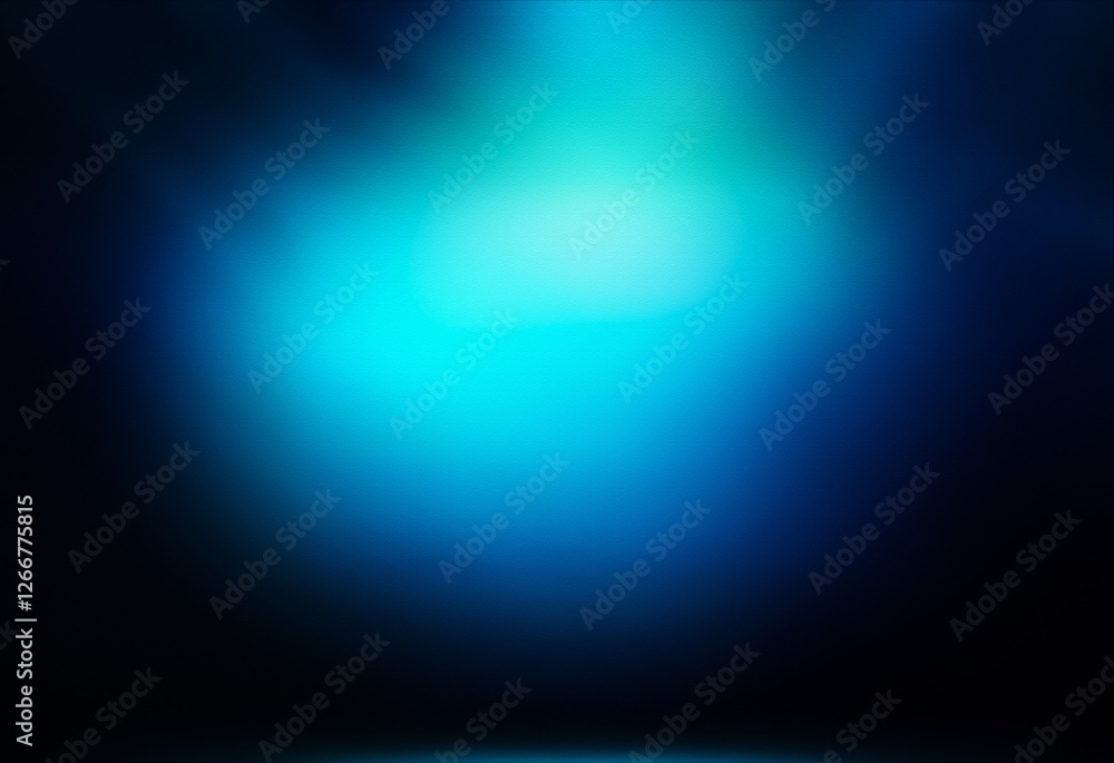 Poster grainy textured background with a smooth blue gradient. a dark backdrop creates a visually interesti
