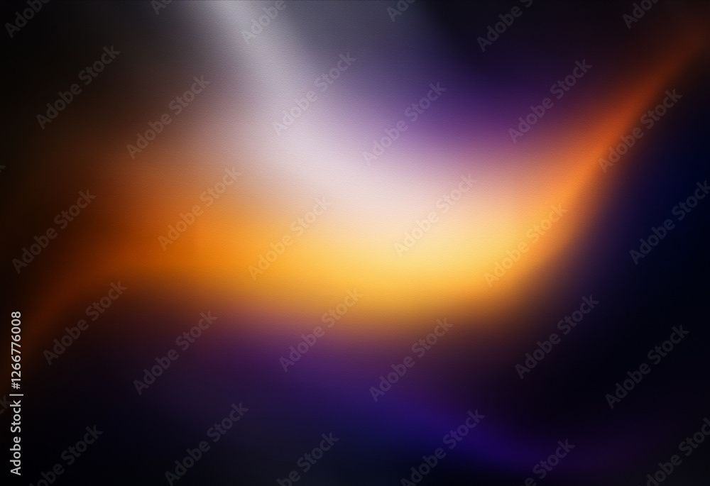 Aufkleber soft grainy background with a smooth texture and a vibrant gradient of orange, white, and blue. abst