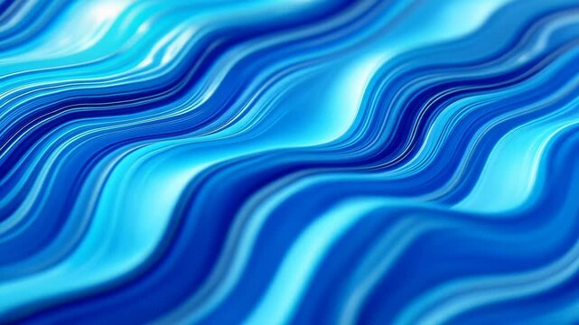 Fluid Waves of Blue: A Stunning Visual Representation of Water's Grace