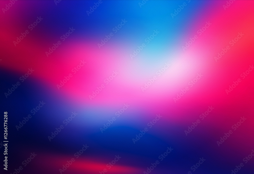 Leinwandbilder Grainy texture gradient background with blurred colors. A soft, colorful backdrop with a subtle noise effect.