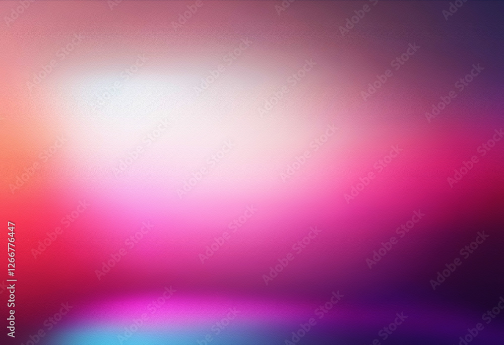 Leinwandbilder Soft grainy texture background with a smooth color gradient, creating a vibrant backdrop and a soft effect.