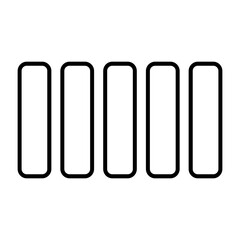 Fototapeta premium Zebra Crossing Icon