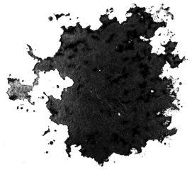 One big hole with cracks png transparent background