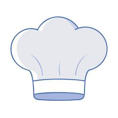 chef hat icon, chef hat vector illustration-simple illustration of chef hat, perfect for chef hat logos and icons