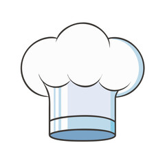 chef hat icon, chef hat vector illustration-simple illustration of chef hat, perfect for chef hat logos and icons