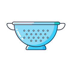 colander icon, colander vector illustration-simple illustration of colander, perfect for colander logos and icons