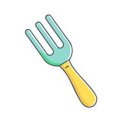 fork icon, fork vector illustration-simple illustration of fork, perfect for fork logos and icons