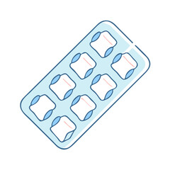ice tray icon, ice tray vector illustration-simple illustration of ice tray, perfect for ice tray logos and icons