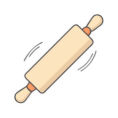 rolling pin icon, rolling pin vector illustration-simple illustration of rolling pin, perfect for rolling pin logos and icons
