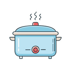 slow cooker icon, slow cooker vector illustration-simple illustration of slow cooker, perfect for slow cooker logos and icons