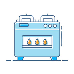 stove icon, stove vector illustration-simple illustration of stove, perfect for stove logos and icons