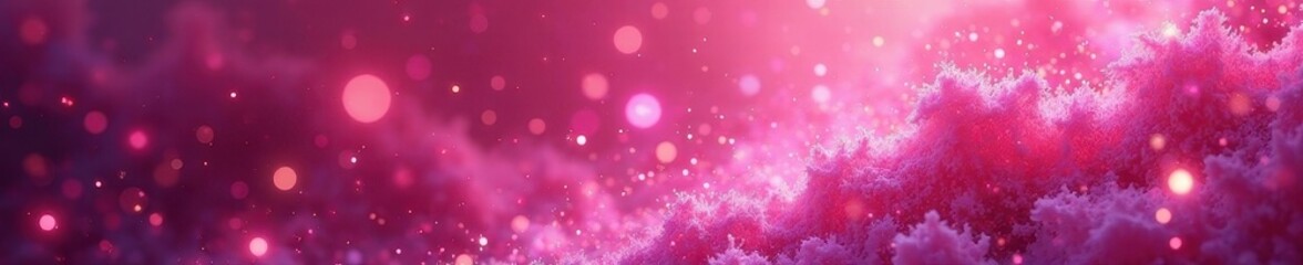 Fototapeta premium Pink high-definition wallpaper, magical classroom setting, swirling stardust , digital, whimsical, pink