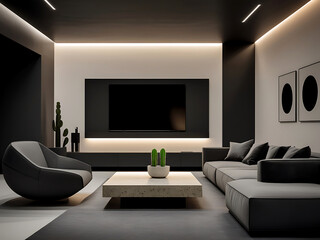 Living room style, Minimalism style Living room style