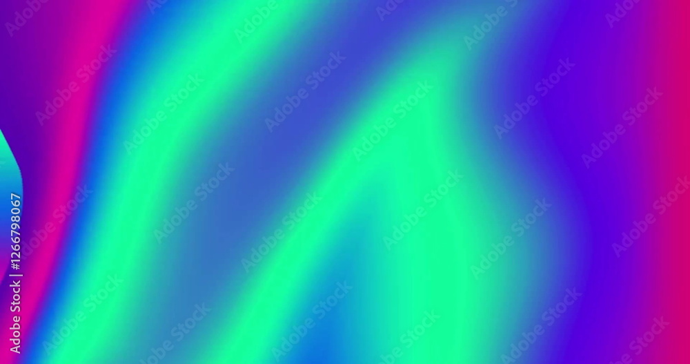 Poster image of moving multicoloured neon pattern background