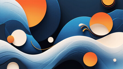 Fluid and Beautiful Abstract Colorful Waves for Digital Artworks and Contemporary Graphic Design Projects flat colorful geometric background