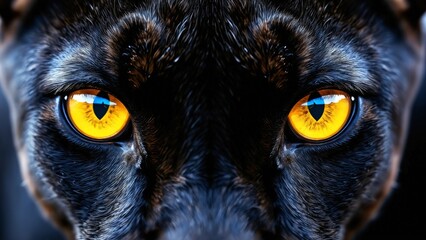 Black Panther Eyes Background Wild