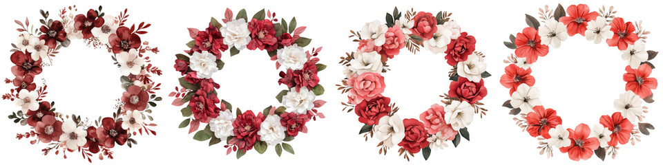 Exquisite floral bouquets and wreaths in a variety of vibrant hues including roses peonies and hibiscus perfect for home decor