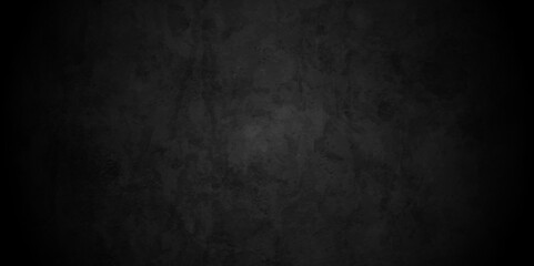 Dark grey black slate texture and grey cement texture. Abstract elegance black stone background with beautiful black stone wall.